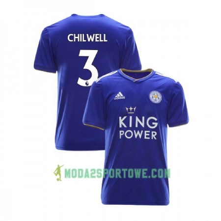 Koszulka Leicester City Ben Chilwell 3 Domowe Stroje Piłkarskie 2018-2019 Krótki Rękaw